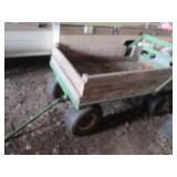 John Deere themed pull behind haywa...