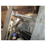 Vintage metal and wood folding picn...