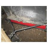 Large pull behind lawn sweeper with...