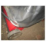 Large pull behind lawn sweeper with...