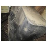 Large pull behind lawn sweeper with...