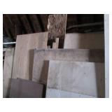 Large lot of assorted wood sections...