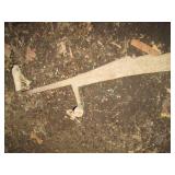 Vintage saw and scythe...