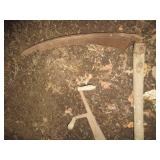 Vintage saw and scythe...