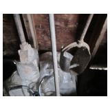 (2) Post hole diggers plus heavy Du...