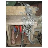 Vintage Wood box containing a varie...