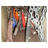 Vintage Wood box containing a varie...