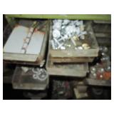 Pair of small multi-drawer benchtop...