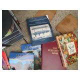 Spinning CD rack filled with CD