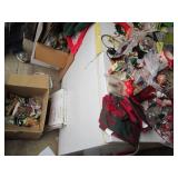 Lot of Christmas ornaments and deco...