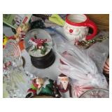 Lot of Christmas ornaments and deco...