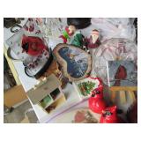 Lot of Christmas ornaments and deco...