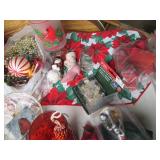 Lot of Christmas ornaments and deco...