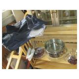 Glass plates and household decor wi...