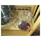 Glass plates and household decor wi...