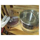 Glass plates and household decor wi...
