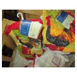 Cardinal and Rooster themed kitchen...