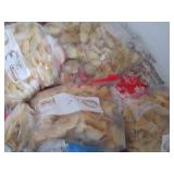 Chest freezer content of sliced the...