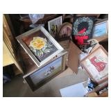 Mostly hand painted and embroidered...