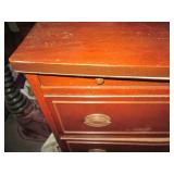 Vintage short Wood 3-drawer dresser...