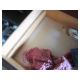 Vintage short Wood 3-drawer dresser...