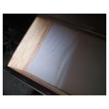 Vintage short Wood 3-drawer dresser...