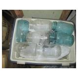 Large 3-container lot of canning ja...