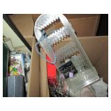 Silver-tone serving pieces, jewelry...