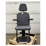 WOW MSRP $3000 Reliance 3000 Manual Hydraulic Hi Low Full Recline Exam ENT Ophthalmic Chair Ink Bed - Black - Great Condition! Floor Cart Not Included!