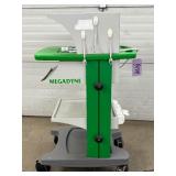 MSRP $2200 Megadyne Mobile Monitor Standing Desk Supply Storage Equipment Cart With Power Supply - In Great Condition!