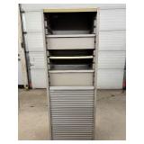 Herman Miller Milcare Multi-Drawer Storage Cabinet – Features Smooth Roll-Up Accordion Door – Durable, Clean Design Ideal for Medical, Lab, or Office Use – Trusted Quality & Functionality- G