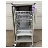 Innerspace Multi-Rack Emergency Supply Cart – Wire Baskets for Flexible Storage – Durable Build Ideal for Medical, Lab, or Facility Use – Smooth Mobility & Efficient Organization! - Good Con