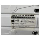 MSRP $185 Health O Meter Pelstar 160KL Mechanical Floor Dial Weighing Scale with Non-Slip Surface - Weighing Capacity 400 lbs. - In Good Condition!