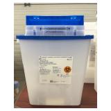 MSRP $100 = 8 NEW Covidien 8836SA SharpSafety Pharmaceutical Waste Containers with Manual