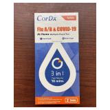 MSRP $700 = 1 Case (34 Packages with 2 Tests Each Per Package) NEW CorDx ACT21002-2 Tyfast Flu A/B & Covid-19 3-In-1 10-minute At Home Nasal Swab Multiplex Rapid Tests Exp 7/26 (Extended 1 year by