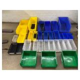 Large Lot of Mixed Size Akro Bins Supply Storage & Organization Bins Perfect For Cart Drawers - These bins reduce manufacturer