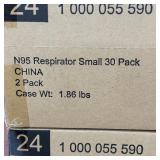 MSRP $250 = 3 Cases (60 masks per case) NEW HDX **Home Depot Private Label** N95 Respirator Masks - Heavy Duty Foam - Prevents dusts from sanding, grinding, sawing and insulating particles With a 95% 