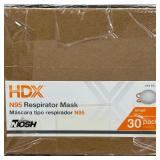 MSRP $250 = 3 Cases (60 masks per case) NEW HDX **Home Depot Private Label** N95 Respirator Masks - Heavy Duty Foam - Prevents dusts from sanding, grinding, sawing and insulating particles With a 95% 