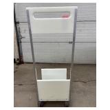 Transport Supply Storage Poly Cart – Durable, Rolling Cart for Easy Mobility – Great Condition!