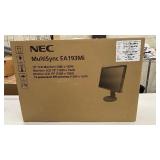 NEW In Box! NEC MultiSync EA193Mi 19" LED Monitor – Premium IPS Panel for Stunning Color & Wide Viewing Angles – DisplayPort, DVI-D, VGA – Sleek, Energy-Efficient Design – Fully Adjustable