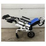 MSRP $4000 Ormesa Juditta Tilt-In-Space Comfort Wheelchair – Tilting & Reclining Features for Enhanced Comfort – Viscoelastic Seat Cords Prevent Pressure Sores –Shape Guarantees Breathabilit