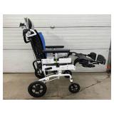 MSRP $4000 Ormesa Juditta Tilt-In-Space Comfort Wheelchair – Tilting & Reclining Features for Enhanced Comfort – Viscoelastic Seat Cords Prevent Pressure Sores –Shape Guarantees Breathabilit