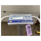 MediChoice BeFour Healthcare Digital Weighing Scale – Features Digital Display, Handrails, and Tilt & Roll Mobility – Designed for Accurate Weight Measurements –Good Working Condition With C