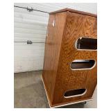 Mobile Standing Podium Desk with 3 Drawers – Includes lockable wheels for easy mobility – Perfect for home offices, clinics, or labs – Great Condition!