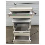 Medical Supply Storage Trolley Crash Cart – Reliable, sturdy design – Multiple compartments for organized storage – Easy to maneuver –Great Condition!