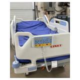 MSRP $28,000 Linet Multicare ICU Hospital Bed - Tilt Assist, 500lb Cap., Zone Exit Alarm, Scale, Chair Position, Foot Lift & Extension, Patient Hand Control, Ergozone Mattress - Works Excellent!