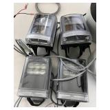 WOW High-End Surveillance Lot – 4 Sony SNC-EP520 Network Cameras & 4  Raytec VAR-i2-1-CON1 Long Range IR Illuminator – Great For Night Vision Security Setup – Removed From A Working Environm