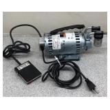 MSRP $1000 Gast 1531-107B-G288X Oil-Less Rotary Vane Air Pump w/ Footswitch, Compact & Quiet w/ Pulse-Free Airflow, Delivers Clean, Consistent Air, Great for Medical, Dental, or Lab Settings – R