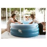 MSRP $600 NEW Birth Pool In A Box – REGULAR Size Deluxe Kit –Super Durable with Triple-Chamber Safety Walls, Padded Floor & Reinforced Handles – Includes Hose, Floating Thermometer, Debris N