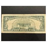 1963 Red Seal $5 Dollar Note